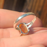 Orange Kyanite (Rough) - India 925 Ring