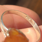 Orange Kyanite (Rough) - India 925 Ring