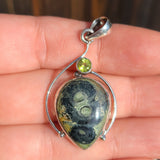 Star Galaxy Jasper & Peridot 925 Pendant