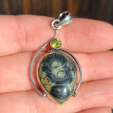 Star Galaxy Jasper & Peridot 925 Pendant
