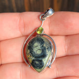 Star Galaxy Jasper & Peridot 925 Pendant