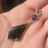 Chrome Chalcedony & Mystic Topaz 925 Pendant