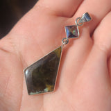 Chrome Chalcedony & Mystic Topaz 925 Pendant