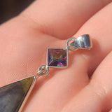 Chrome Chalcedony & Mystic Topaz 925 Pendant
