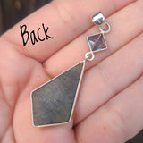 Chrome Chalcedony & Mystic Topaz 925 Pendant
